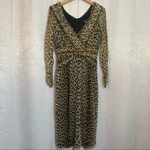 Tadashi Collection Animal Print Dress